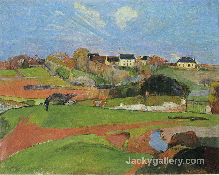 Landscape by Paul Gauguin paintings reproduction
